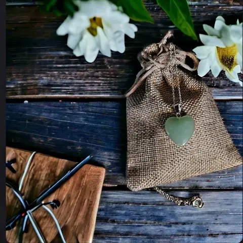 Geen Aventurine Heart Pendant