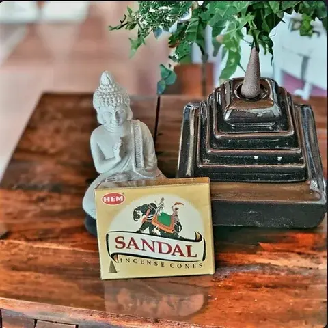 Sandalwood Cone Incense Box