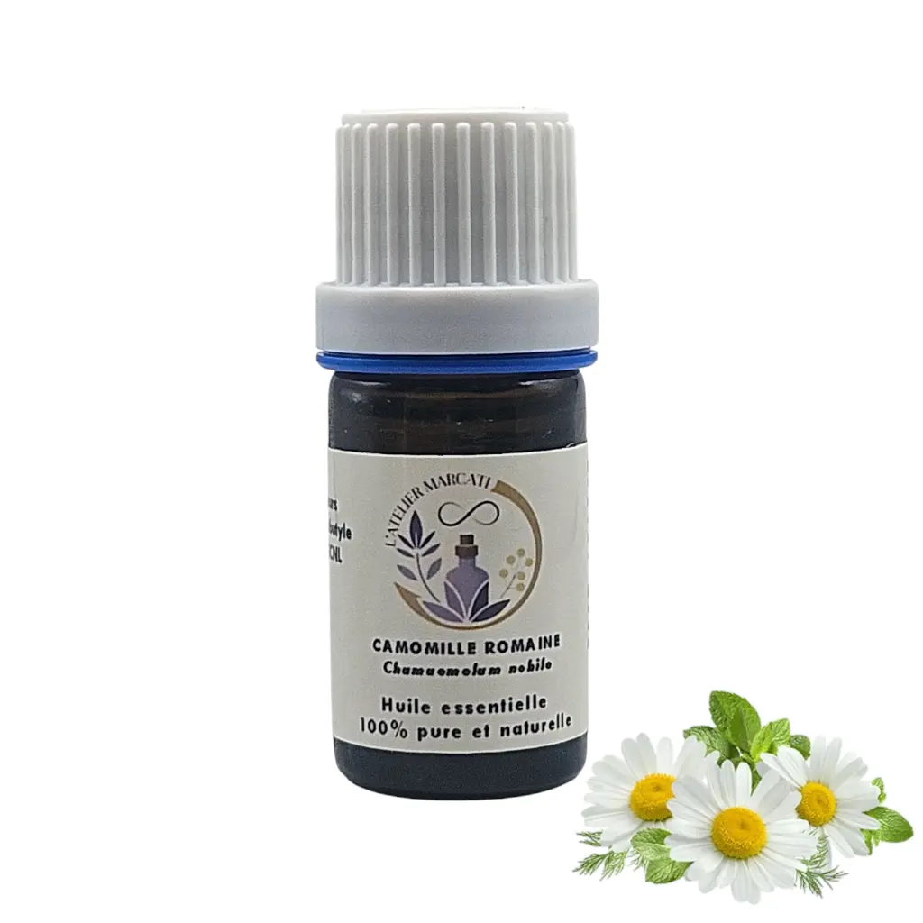 Roman Chamomile or Noble Chamomile essential oil