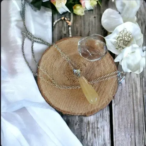 Citrine Drop Pendant