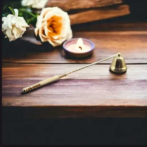 Golden candle snuffer