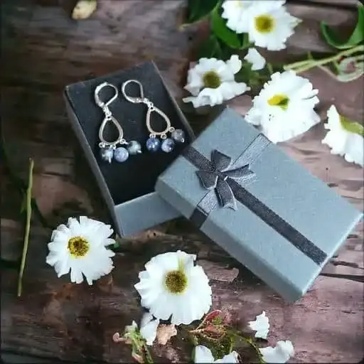 Artisanal Sodalite Earrings