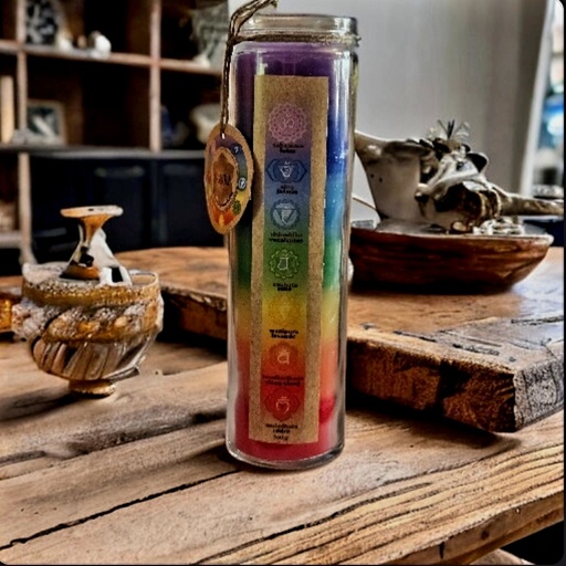 7 Chakra Candle